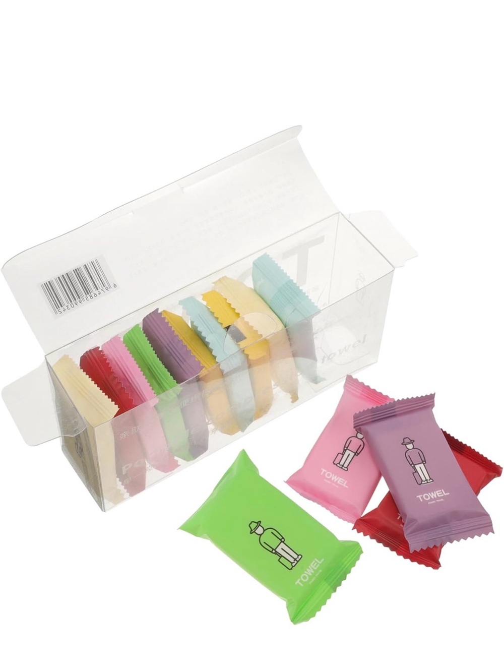 TOVINANNA Compressed Travel Towels 14 Pack Disposable Face Washcloths NEW